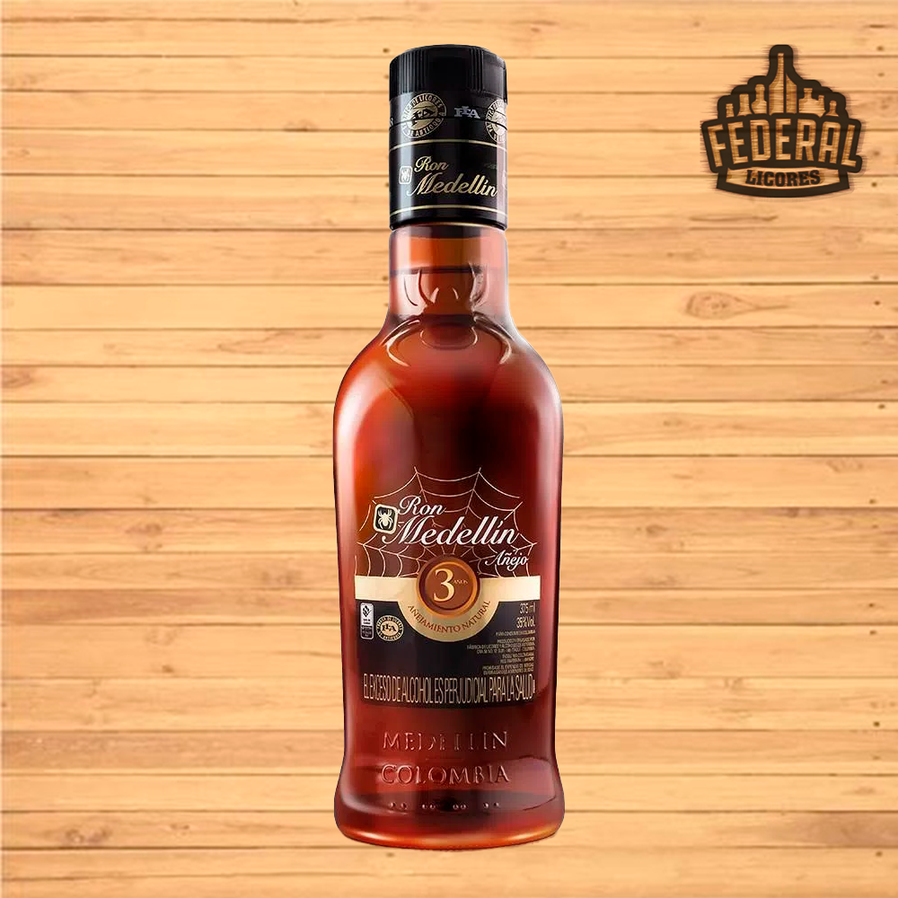 RON MEDELLIN 3 AÑOS 375 ML