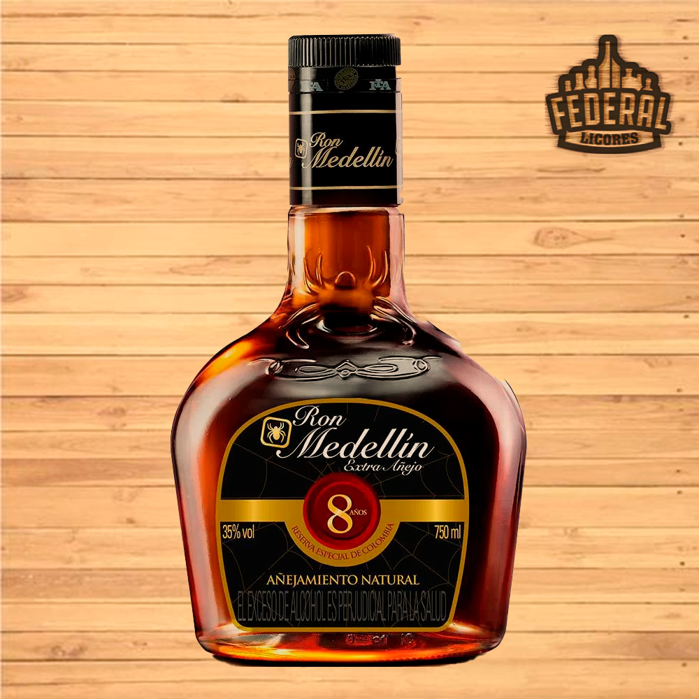 RON MEDELLIN 8 AÑOS 750 ML