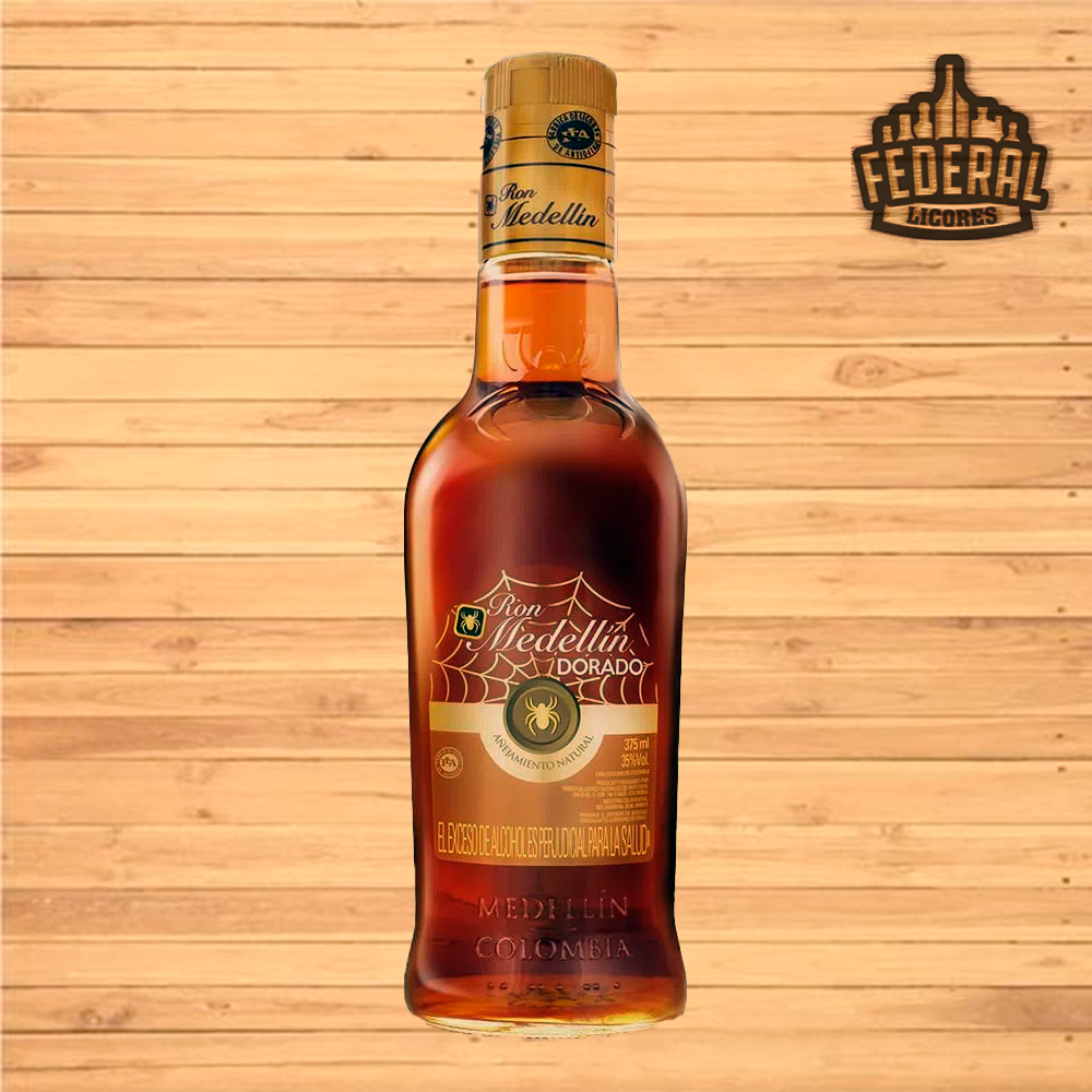 RON MEDELLIN DORADO 375 ML